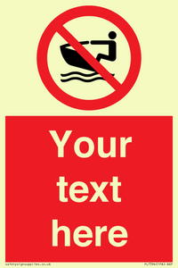 Custom No personal water craft